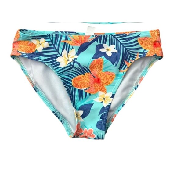 Childrens Place Floral Tankini Swimsuit Size Medium 7 8  Tropical Two Piece - Picture 3 of 7